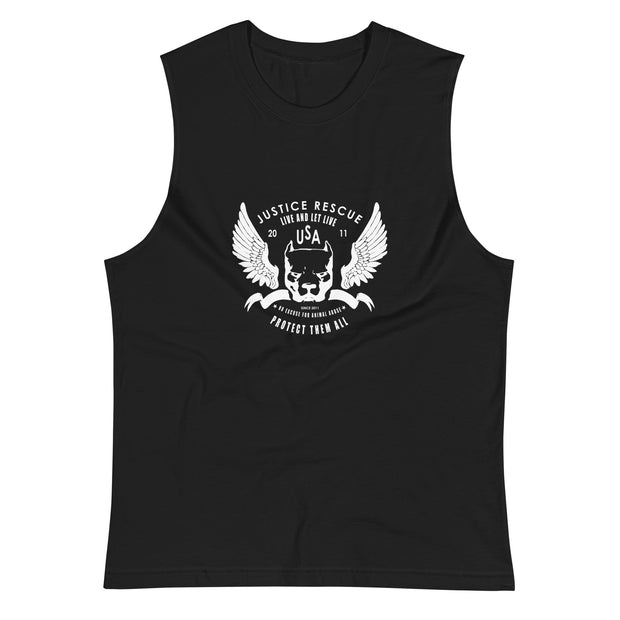 Live and Let Live Ladies Muscle Shirt