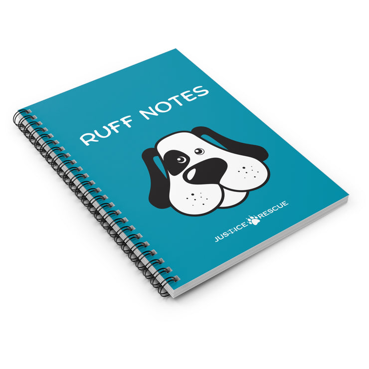 Ruff Notebook Ruff Notes Spiral Notebook - Ruled Line – Justice Rescue