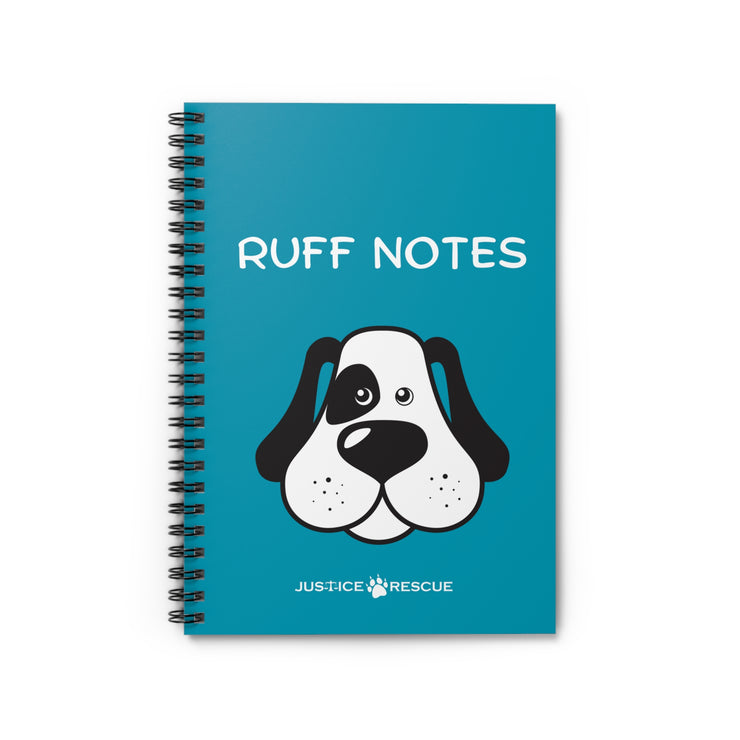Ruff Notebook Ruff Notes Spiral Notebook - Ruled Line – Justice Rescue