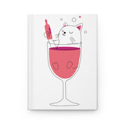 It's 5 O'clock Somewhere Cat Hardcover Journal