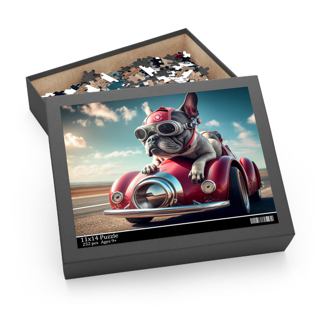 Racecar Dog Puzzle