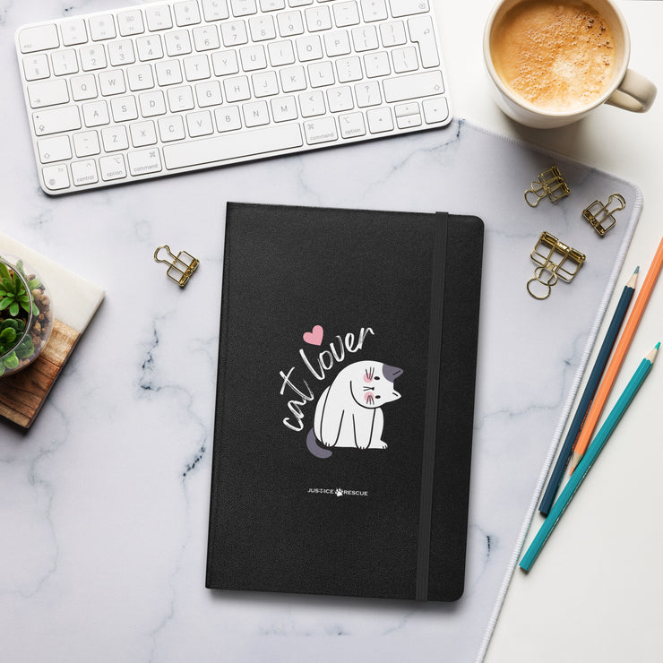 Cat Lover Hardcover bound notebook