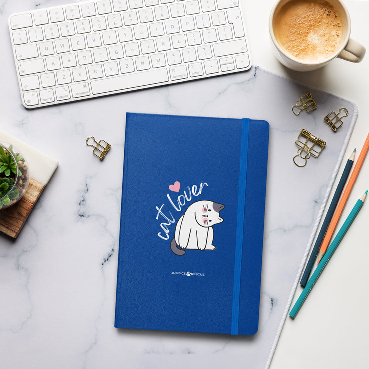 Cat Lover Hardcover bound notebook