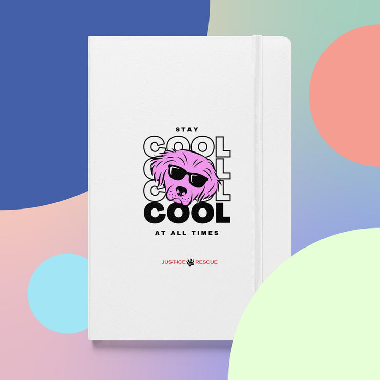 Stay Cool At All Times Hardcover bound notebook