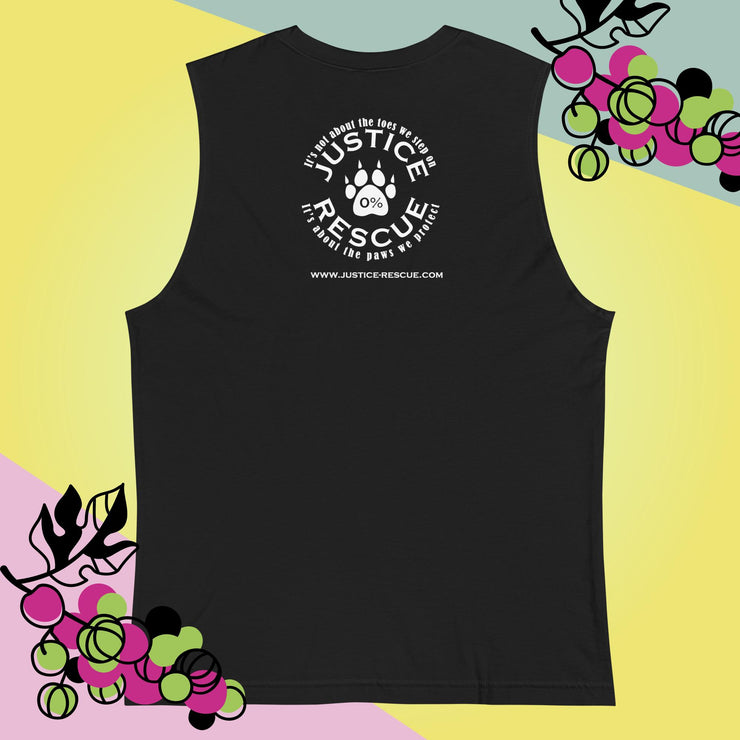 Dog Mother, Wine Love Muscle Shirt