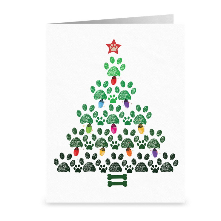 Holiday Folded Cards - Tree