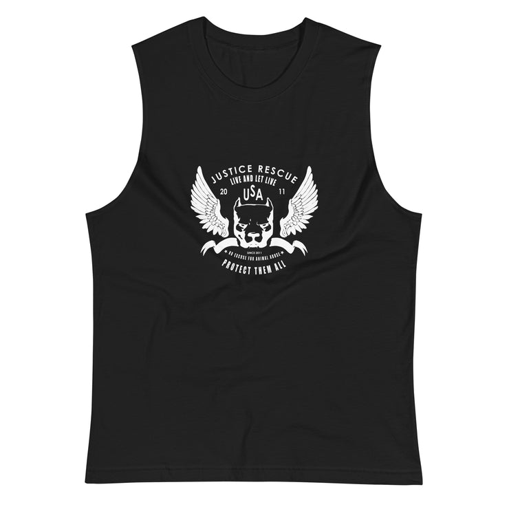 Live and Let Live Ladies Muscle Shirt